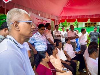 ප්‍රජා ශක්ති ගම් දහසක වැඩ දහසක්   වැඩසටහන  පින්නදූව පට්ටන්  කට්ටිය යාය ඇනිකට් යෙදීම  සමාරම්භක උත්සවය 2026.06.02 දින පෙ.ව 10.30 ට  ගාල්ල දිස්ත්‍රික් ගරු පාර්ලිමේන්තු මන්ත්‍රී නිශාන්ත සමරවීර මැතිතුමාගේ ප්‍රධානත්වයෙන් පැවැත්විණී